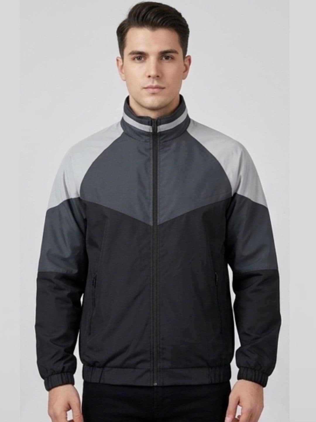 CARABA Men Colourblocked Windcheater Outdoor Sporty Jacket - view 1
