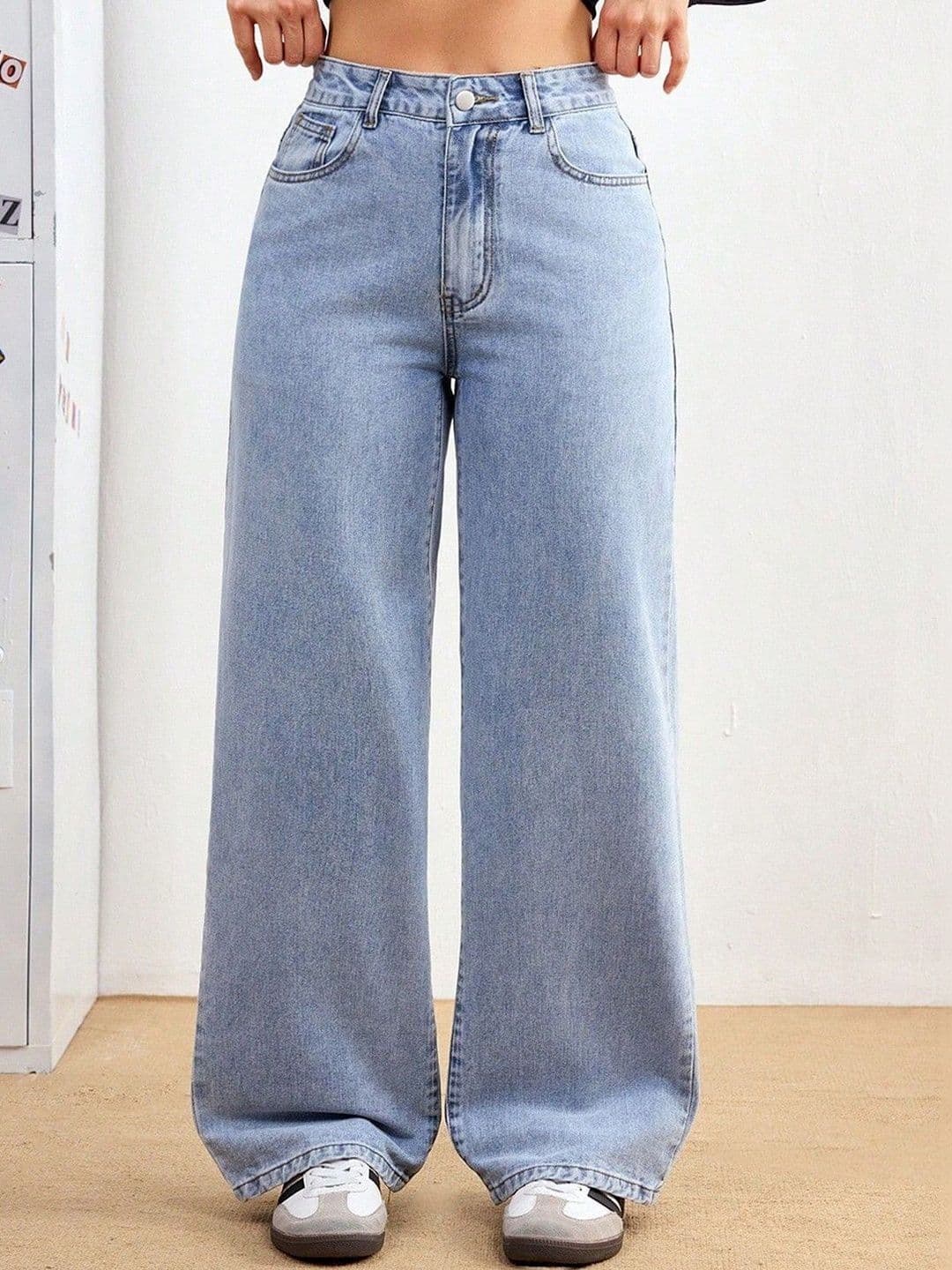 The Roadster Lifestyle Co. Women Pure Cotton Clean Look Straight Fit Jeans - view 1