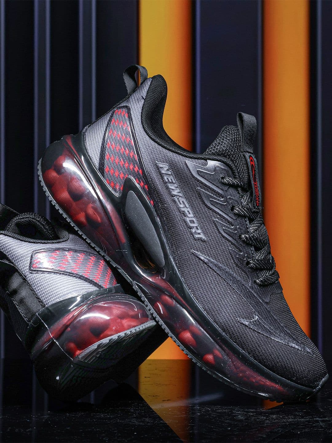 ASIAN Men Mesh Running Non-Marking Shoes - view 1