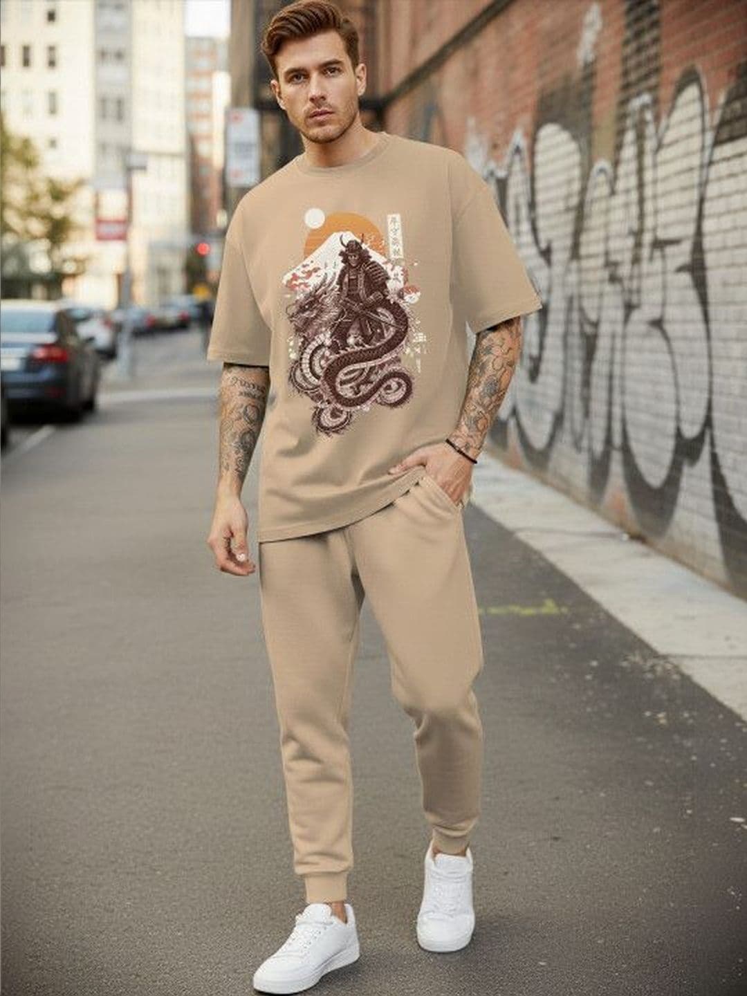 TRIPR Men Striped Night suit - view 1