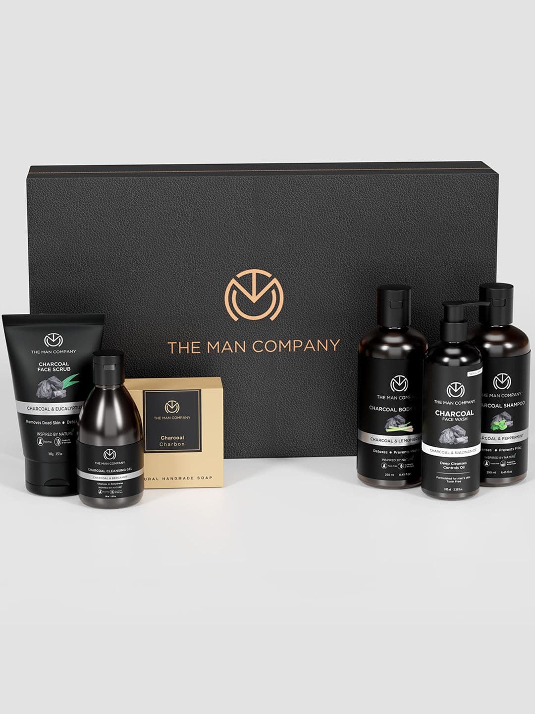 THE MAN COMPANY Set of 6 The Charcoal Gang Grooming Kit - view 1