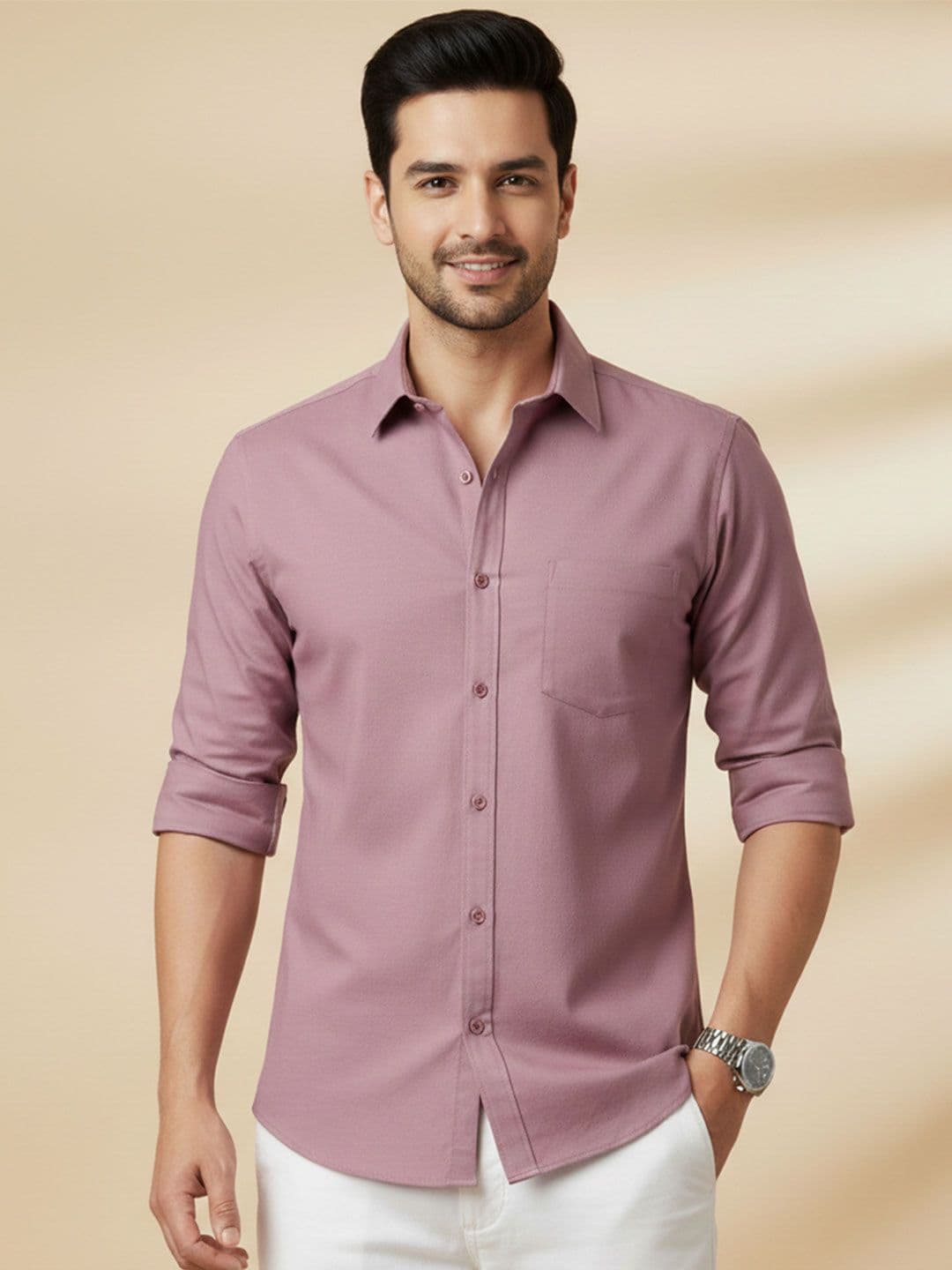 WEBRIC Men Standard Slim Fit Casual Shirt - view 1