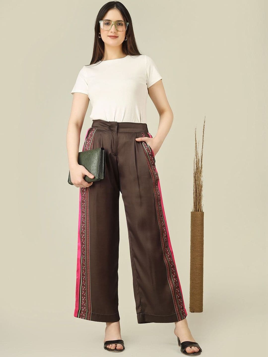 Sukshat Women Ethnic Motifs Printed Palazzos - view 1