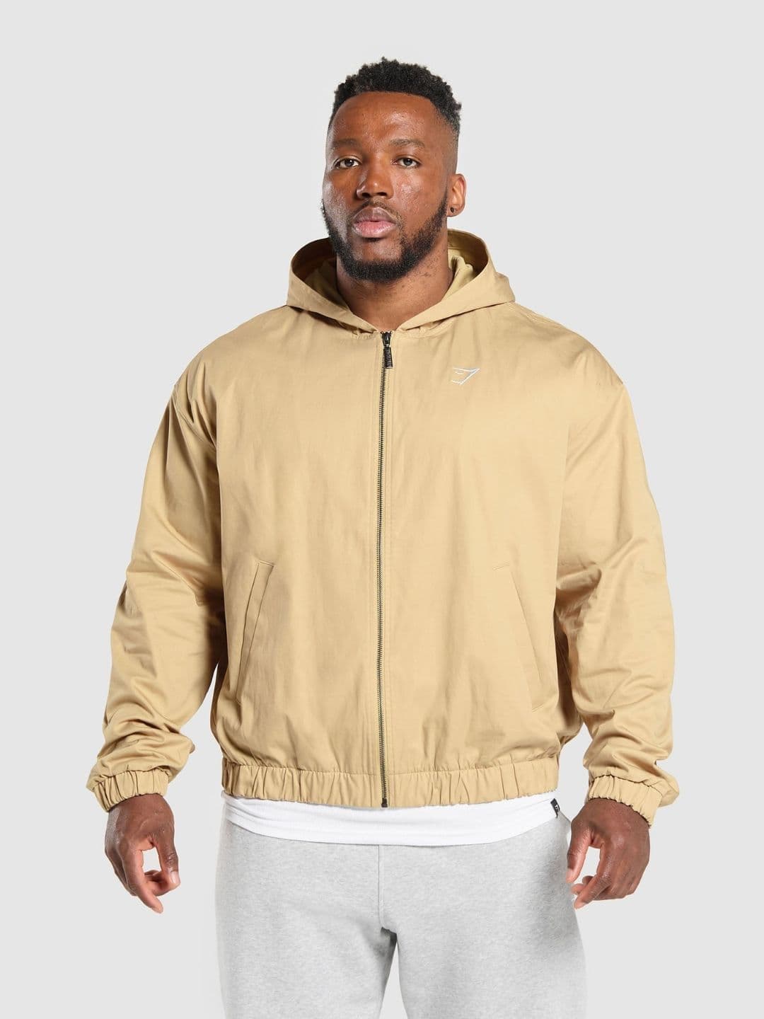 Gymshark Pure Cotton Oversized Hooded Jacket - view 1
