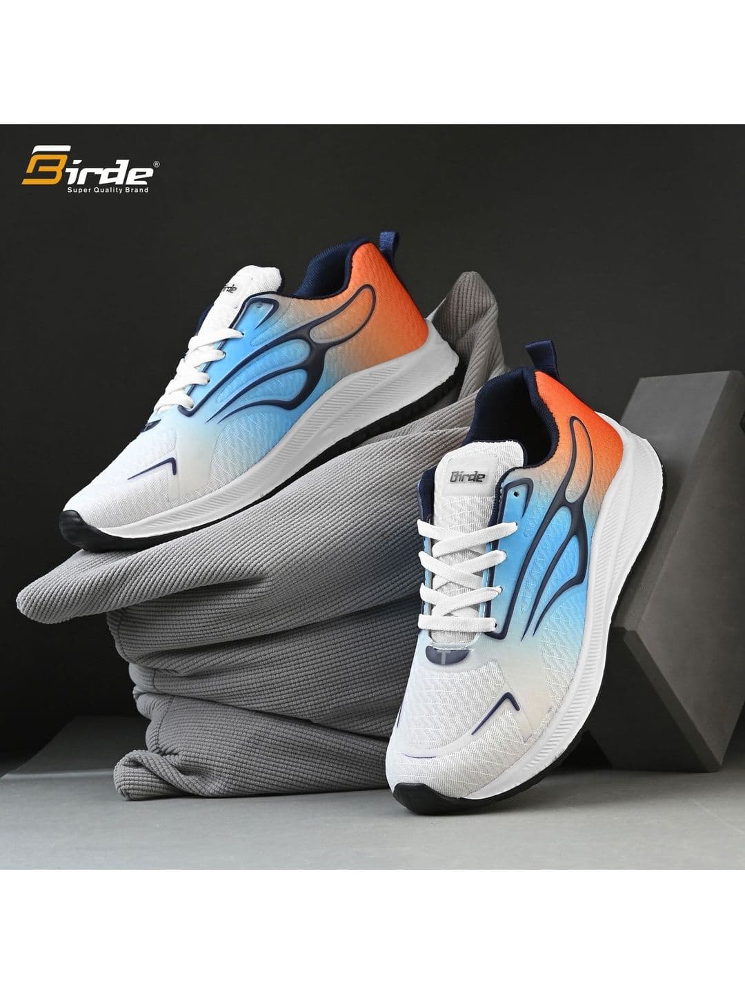BIRDE Men Mesh Walking Non-Marking Shoes - view 1