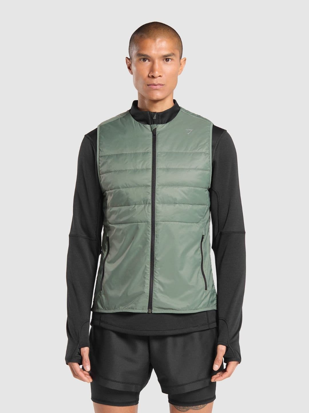 Gymshark High Neck Sleeveless Running Gilet - view 1