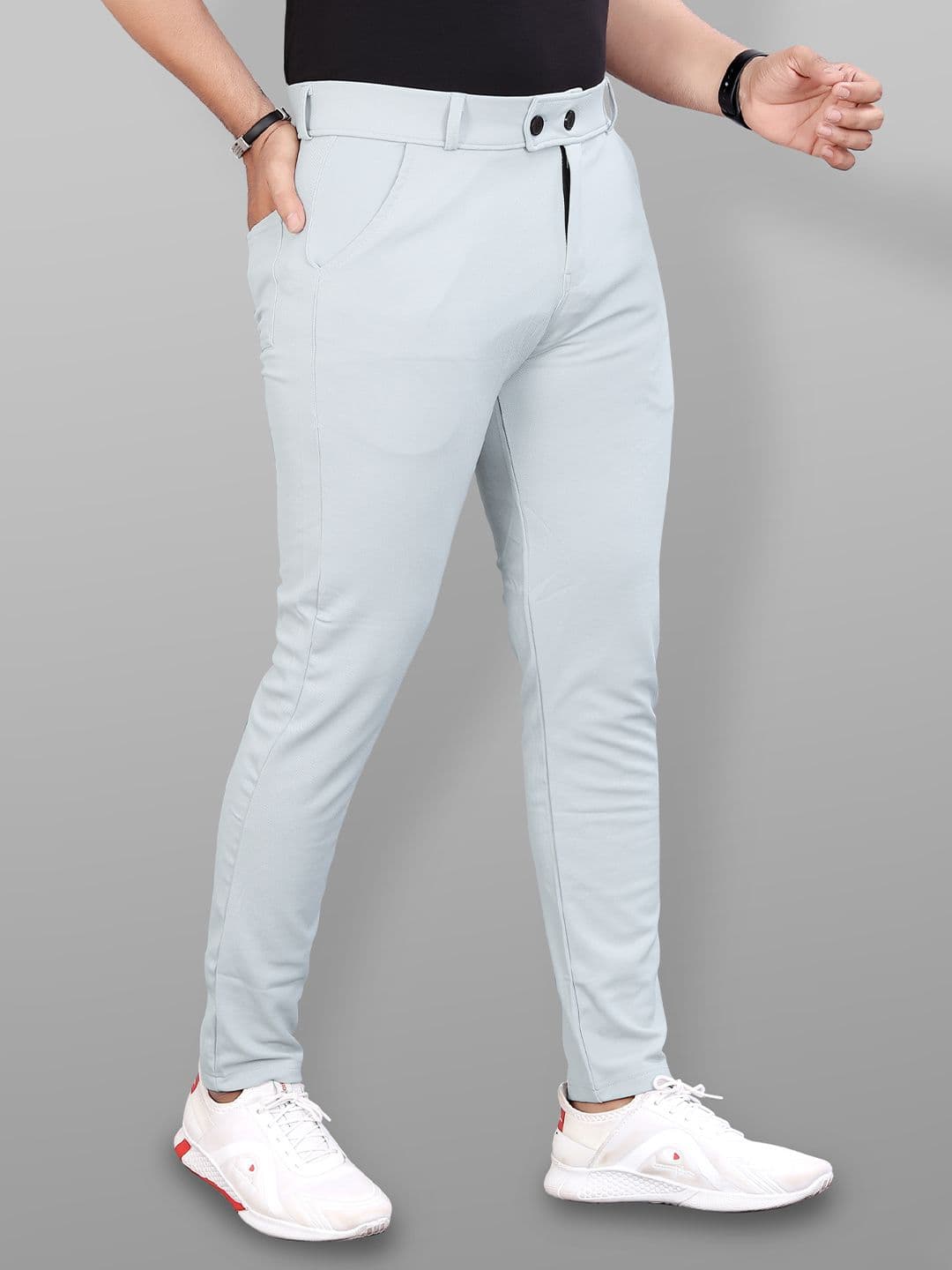 CHROVEL Men Slim Fit Trousers