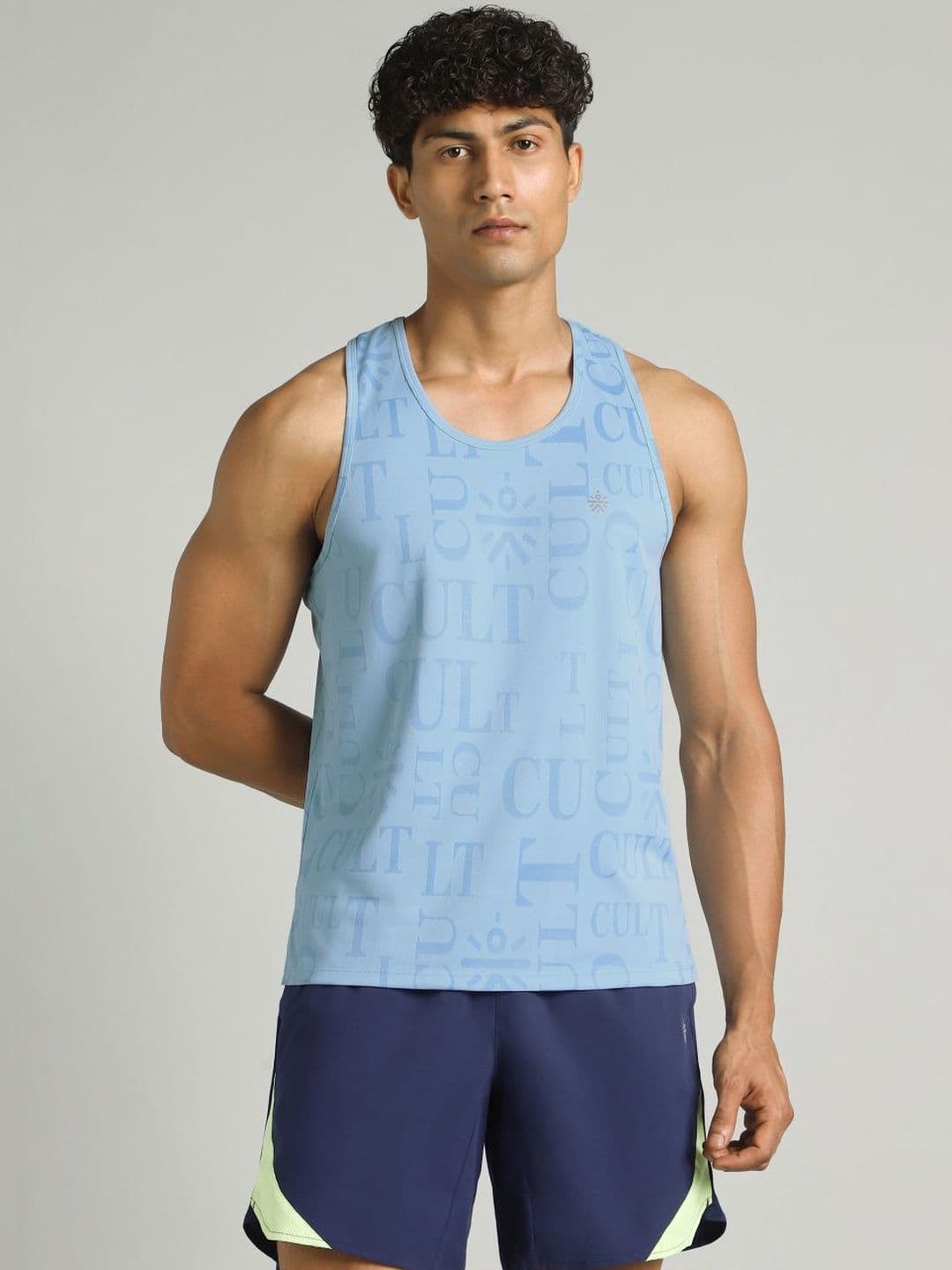 CULT Men's Blue CULT ZERO Running Tank