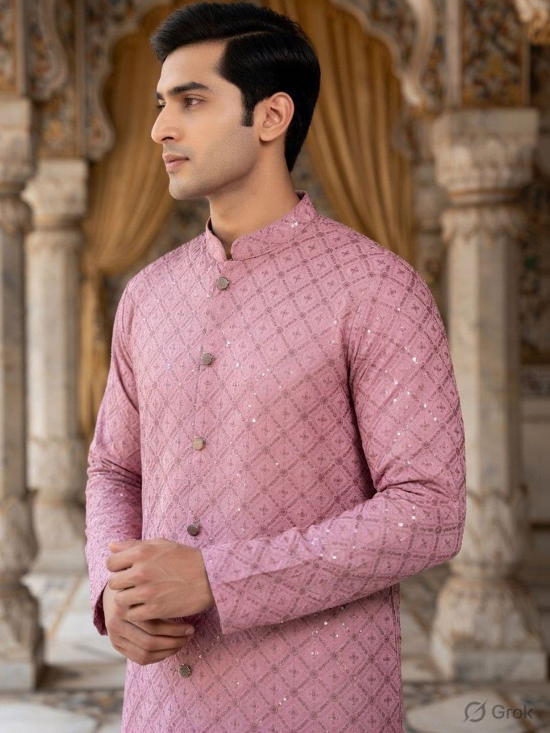 INDIROOP Men Kurta - view 1
