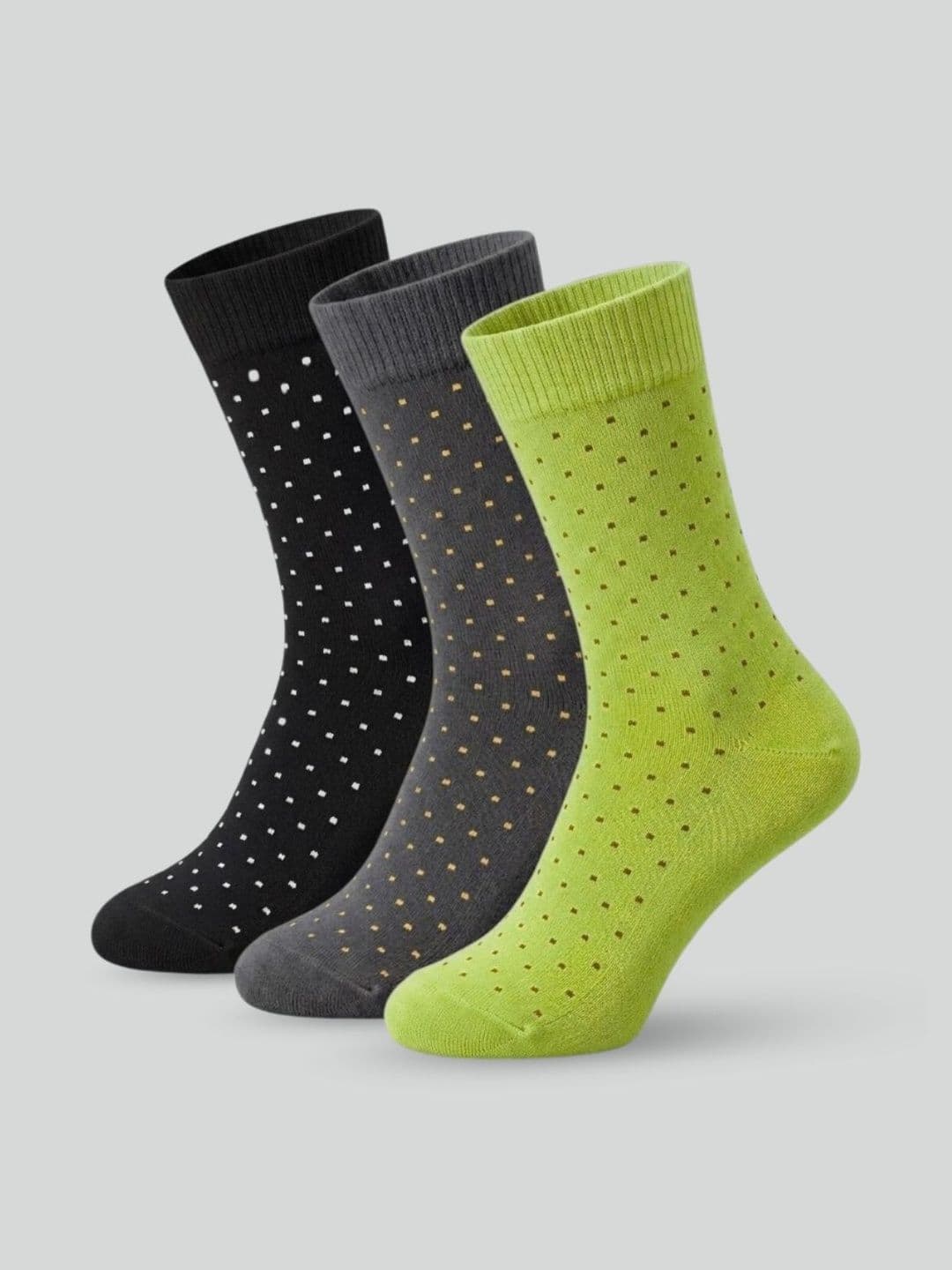 Sockscarving Men Pack of 3 Patterned Calf Length Socks - view 1