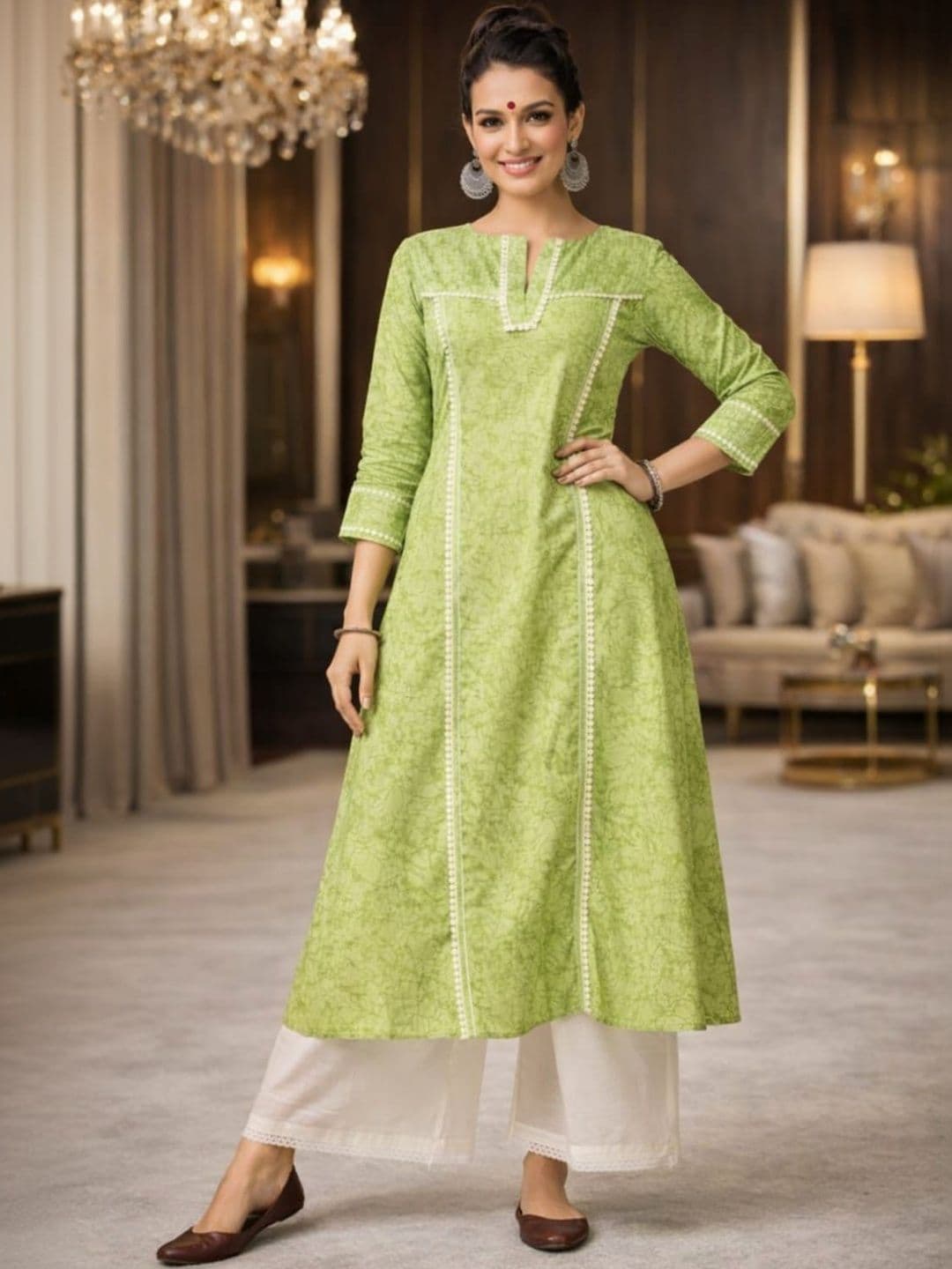 Vogue by Avantika Women Floral Printed Floral Kurta - view 1