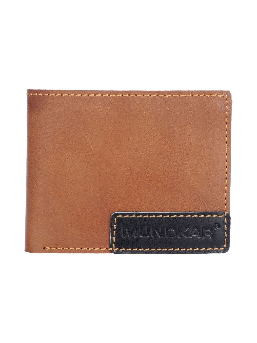 Mundkar Men Leather Two Fold Wallet - view 1
