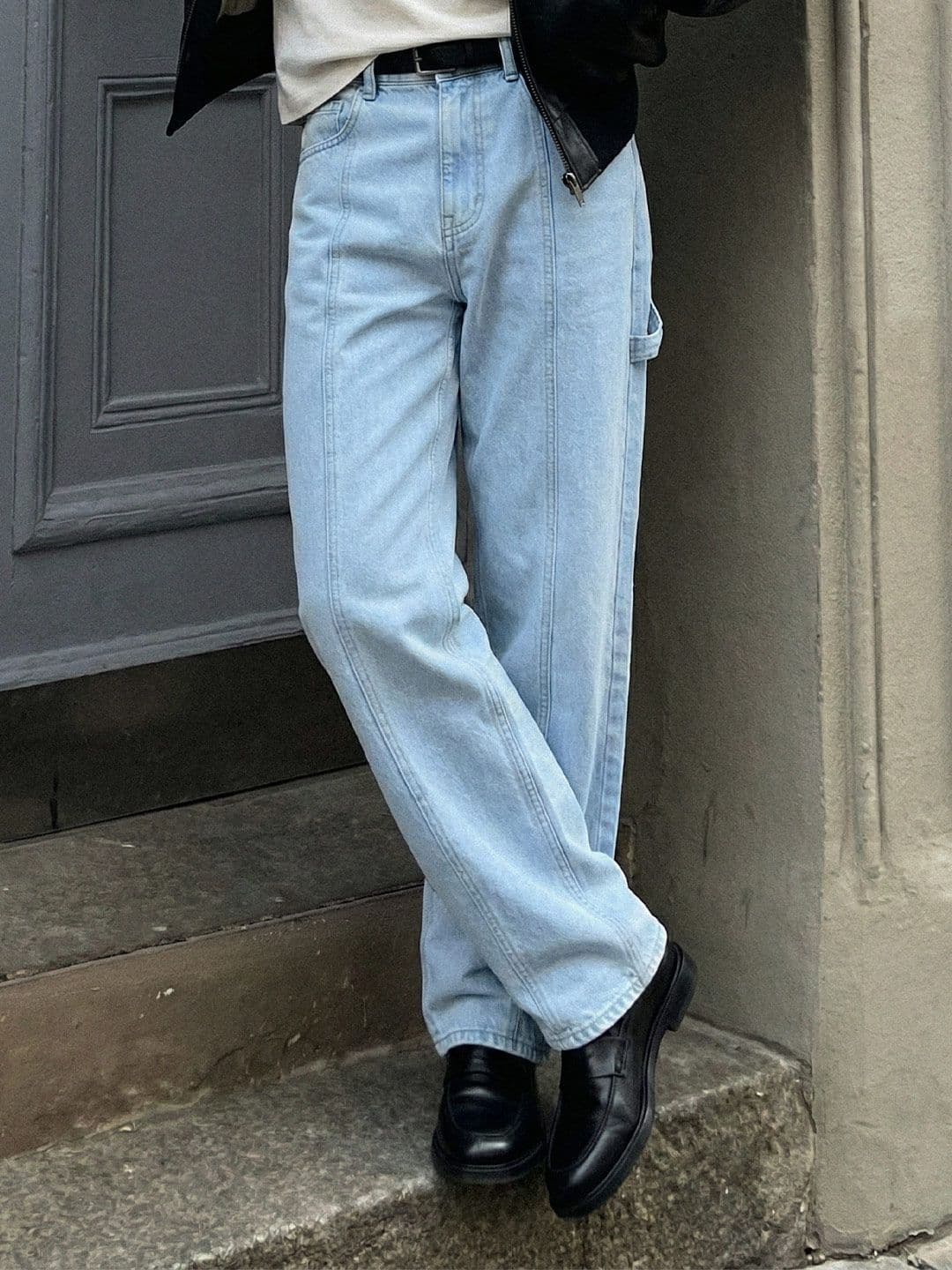 The Souled Store Men Straight Fit Denim Blue Jeans - view 1