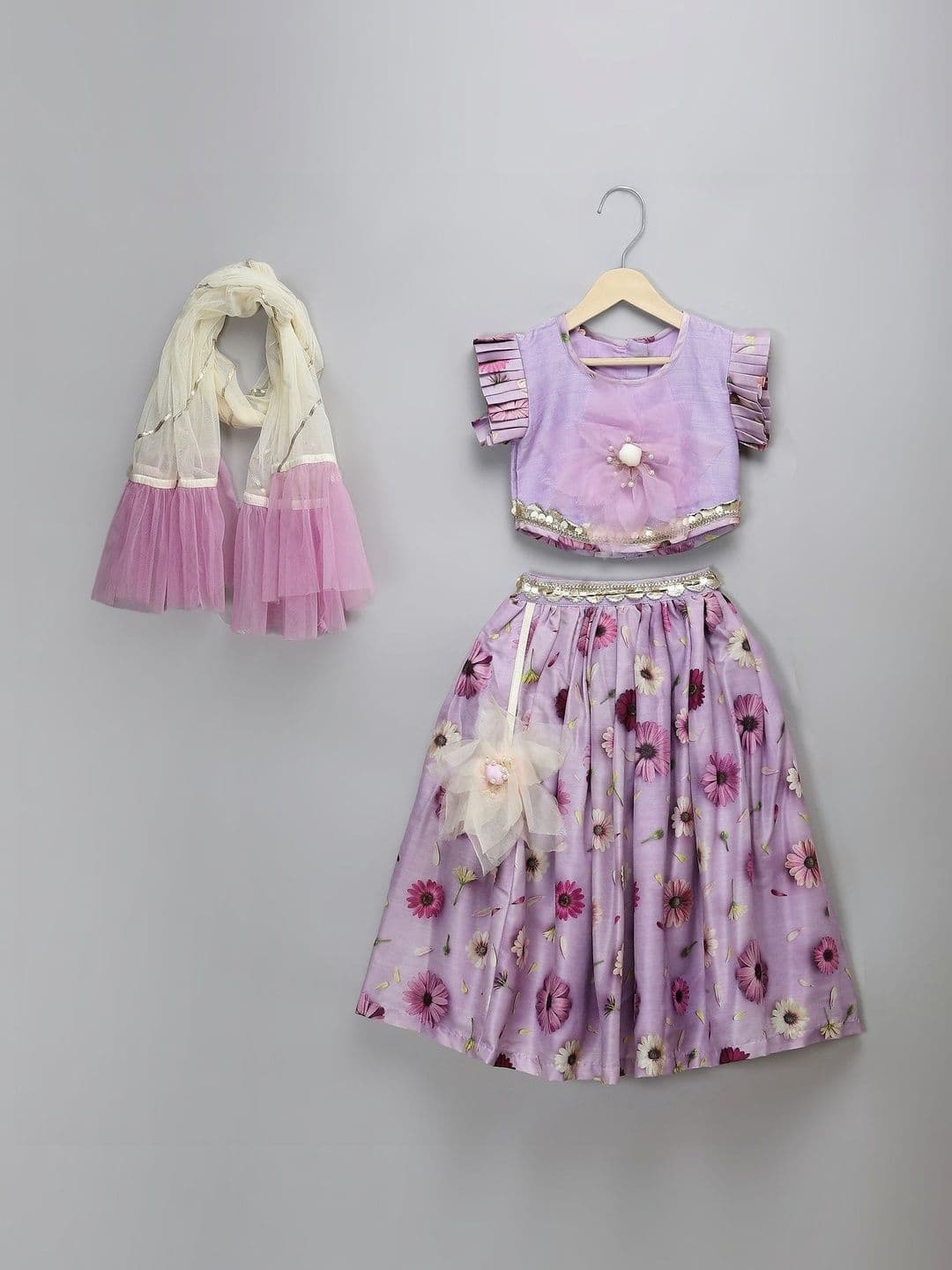 The Little Tales Girls Ready to Wear Lehenga & Blouse With Dupatta - view 1