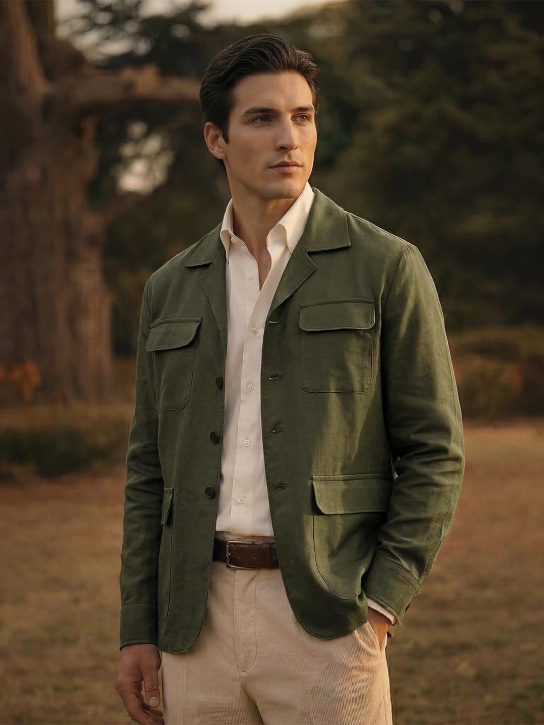 VAHRO 100% Cotton Summer Shacket - view 1