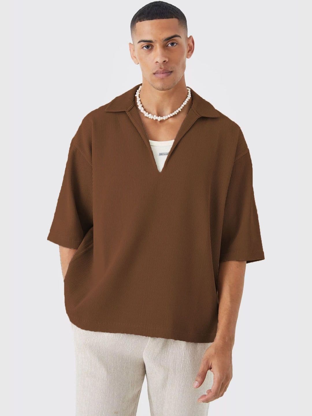 WANQUILA Men Polo Collar T-shirt - view 1