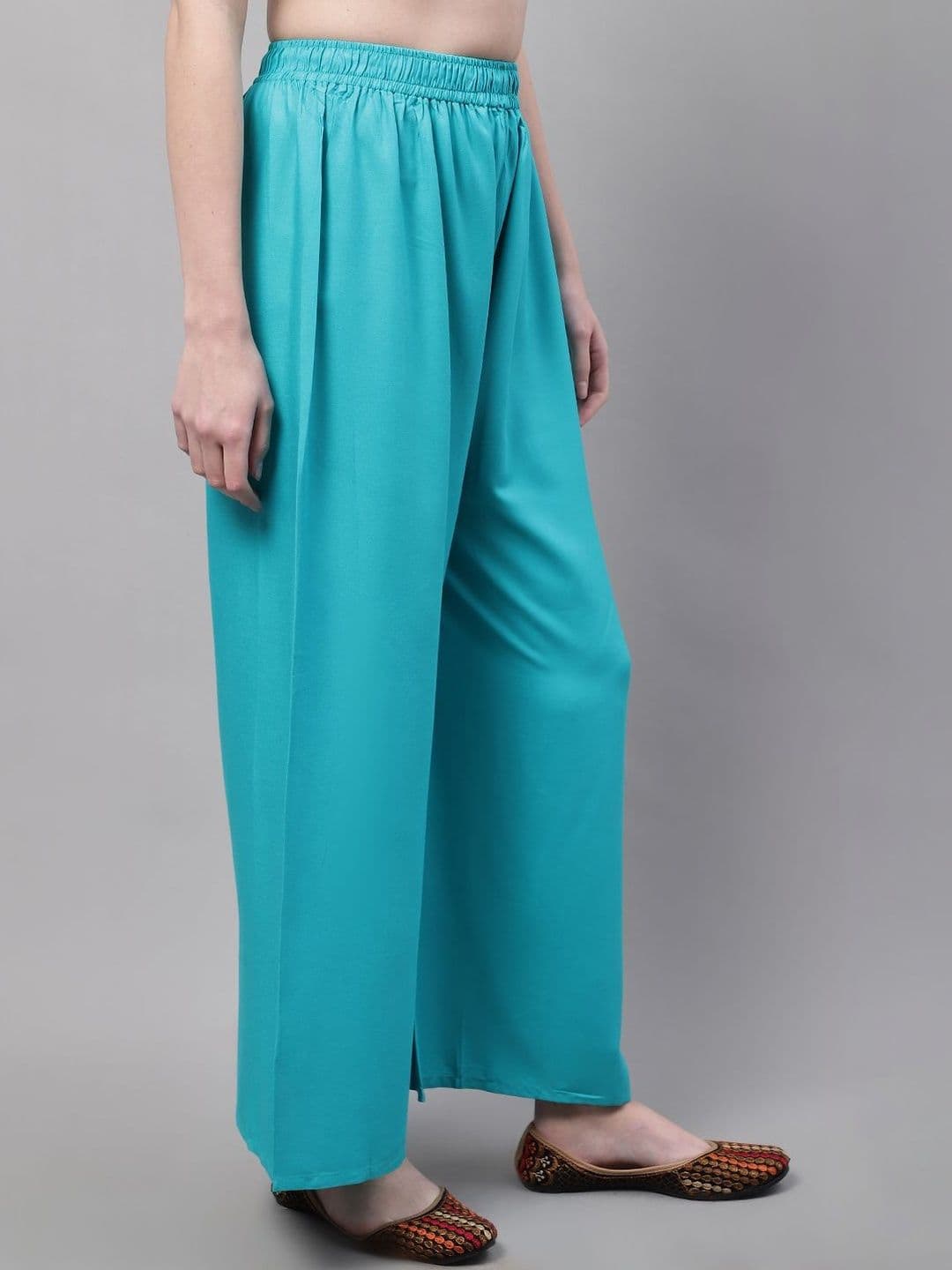 KALINI Women 2 Flared Ethnic Palazzos - view 1