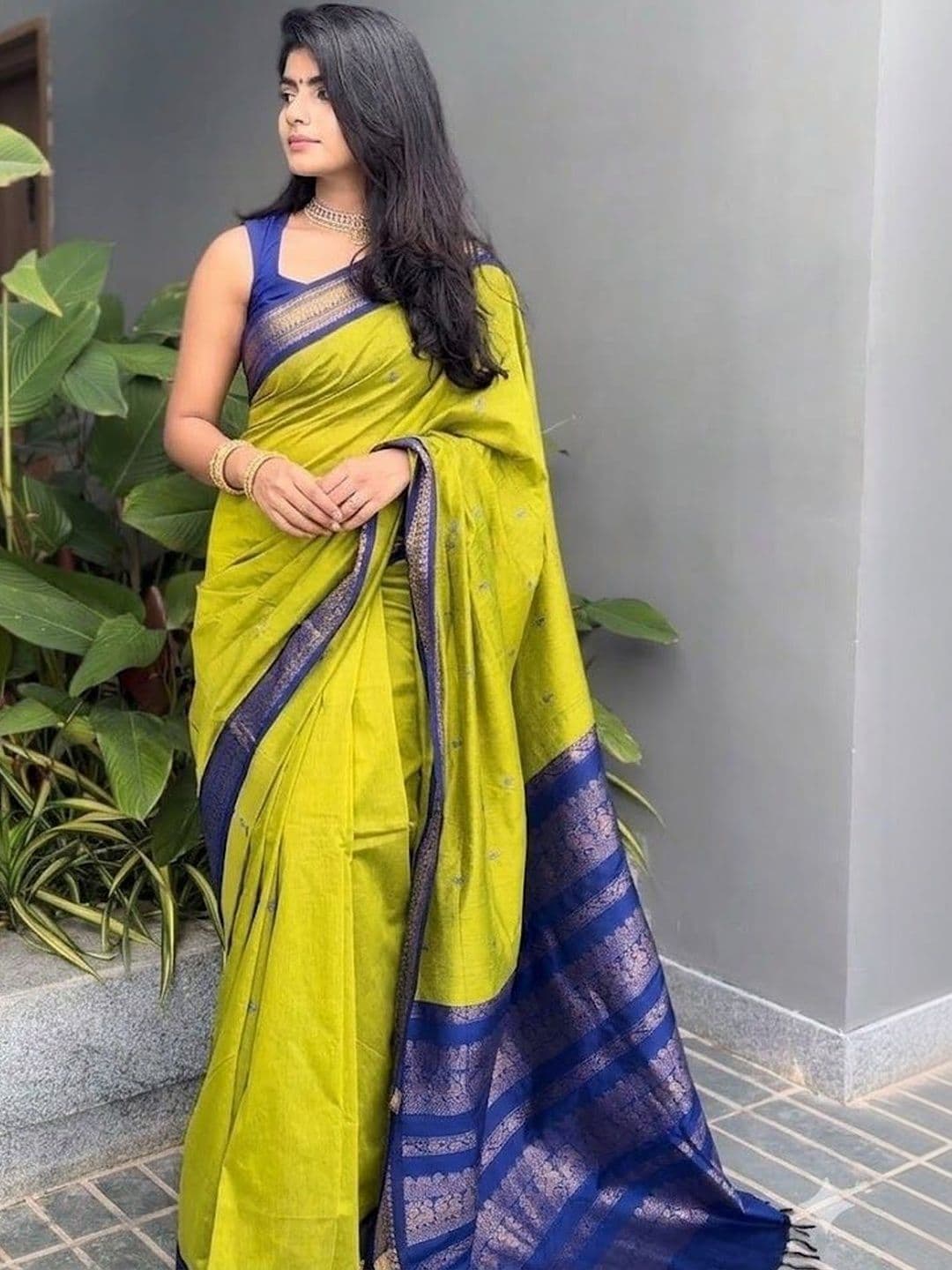 FINFOL Women Art Silk Woven Design Saree - view 1