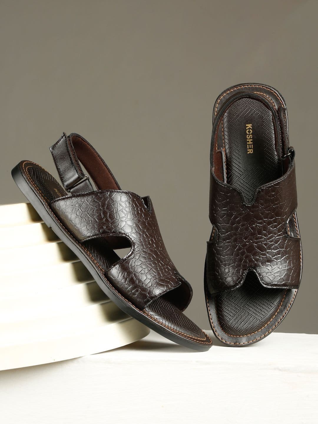 Kosher Men Ethnic Sandals - view 1