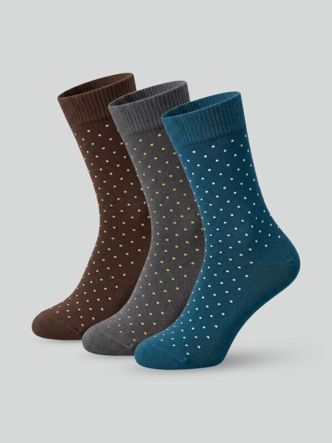Sockscarving Men Pack of 3 Patterned Calf Length Socks - view 1