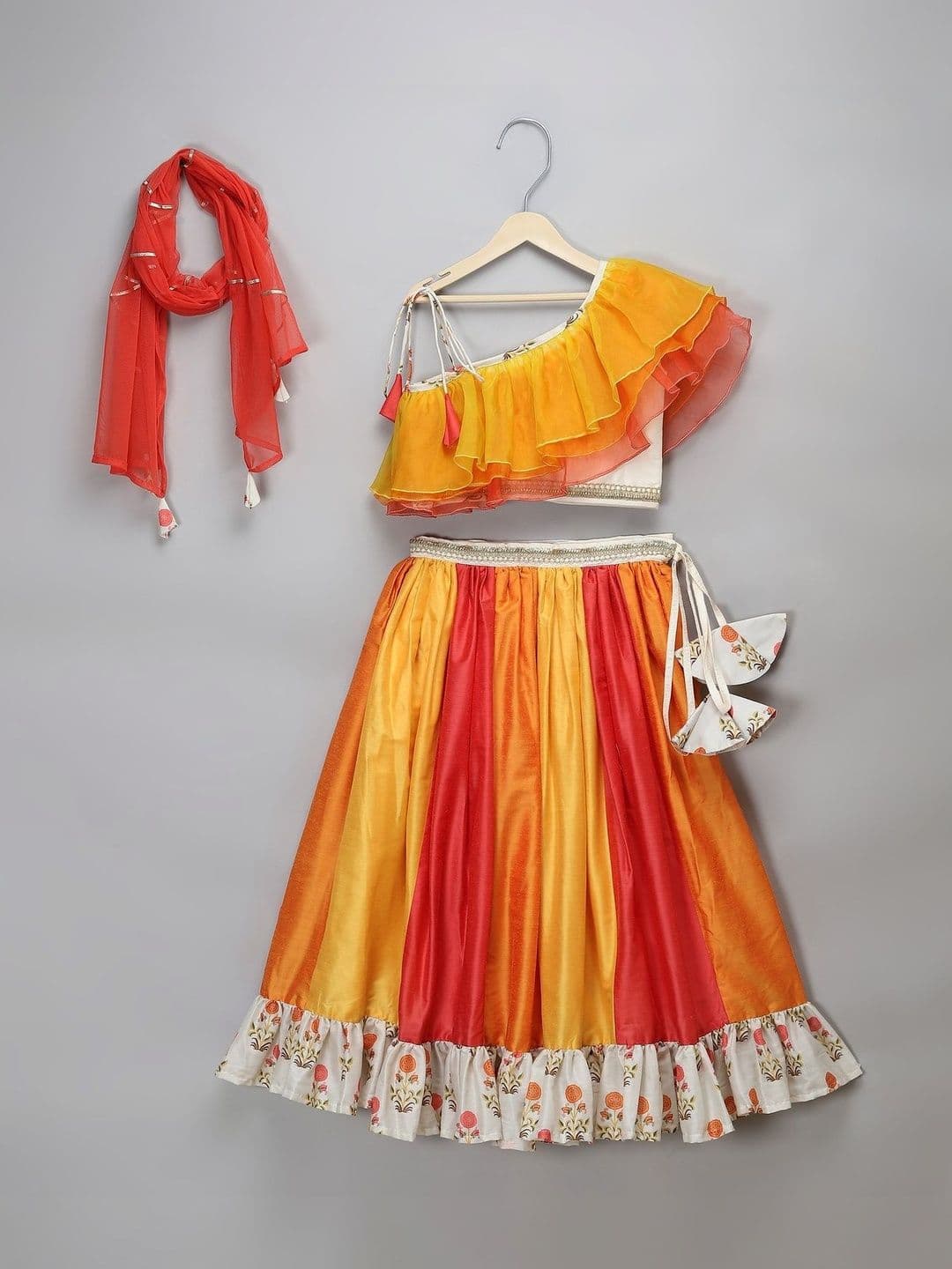 The Little Tales Girls Ready to Wear Lehenga & Blouse With Dupatta - view 1