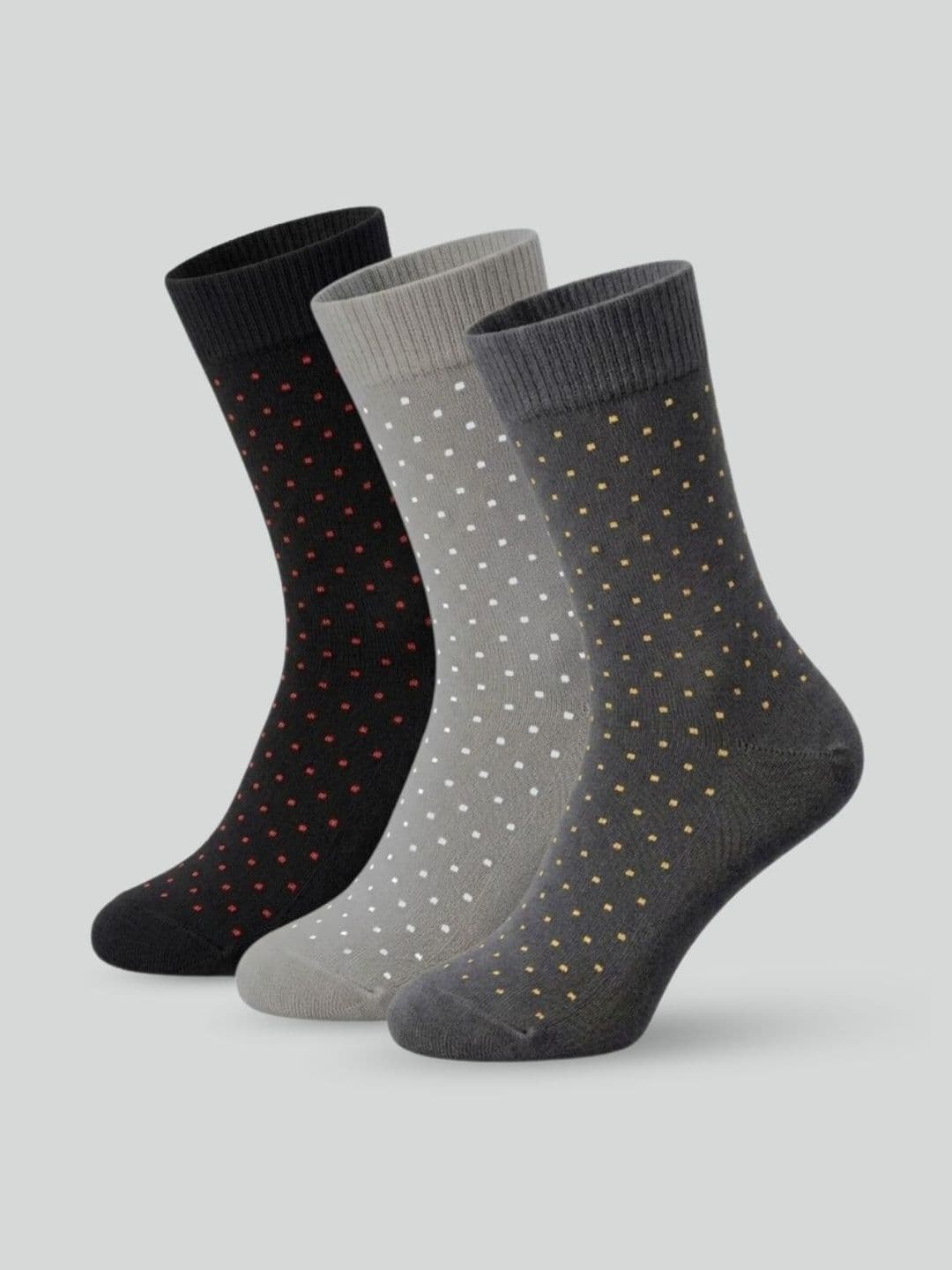 Sockscarving Men Pack of 3 Patterned Calf Length Socks - view 1