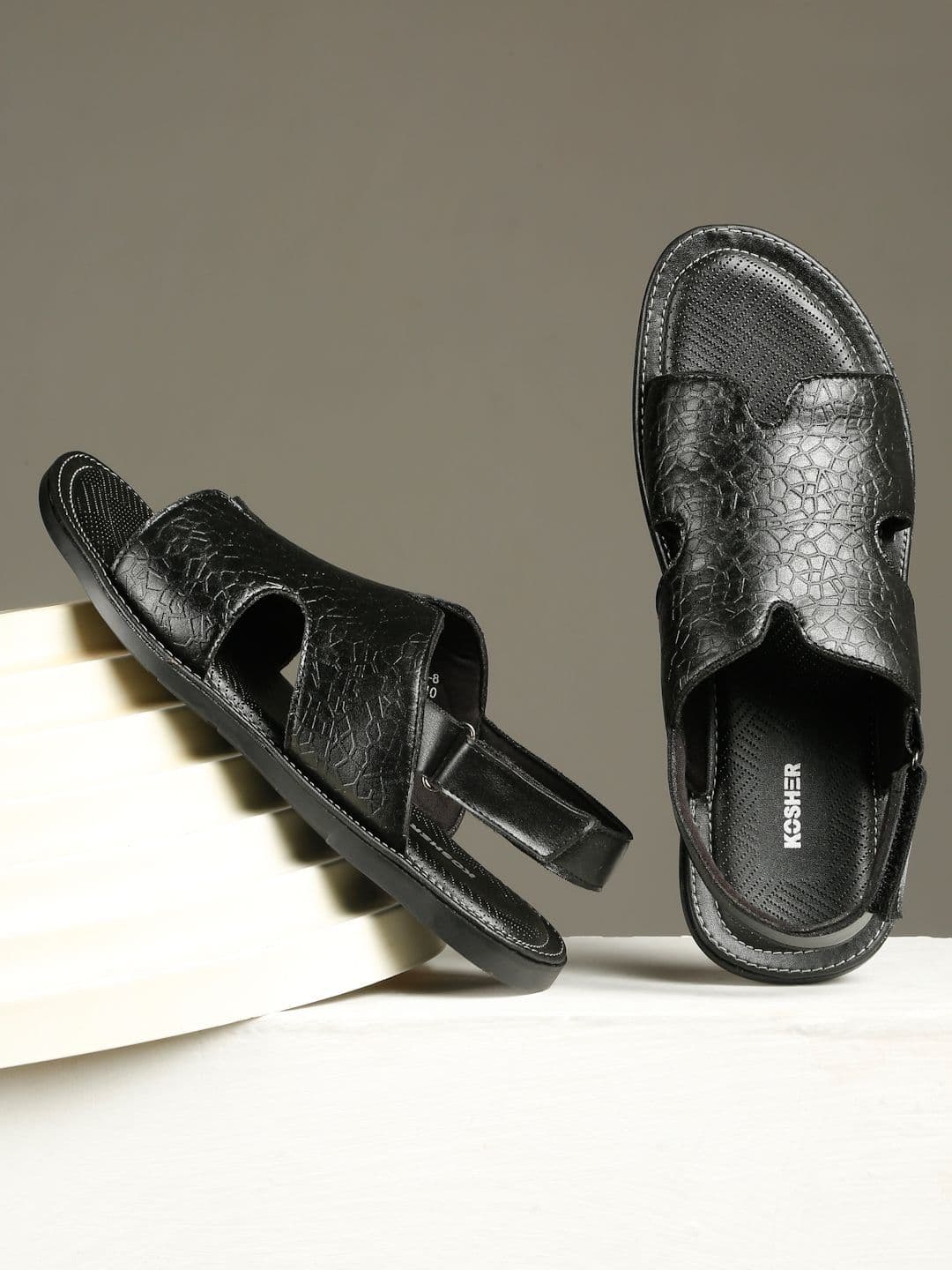 Kosher Men Ethnic Sandals - view 1
