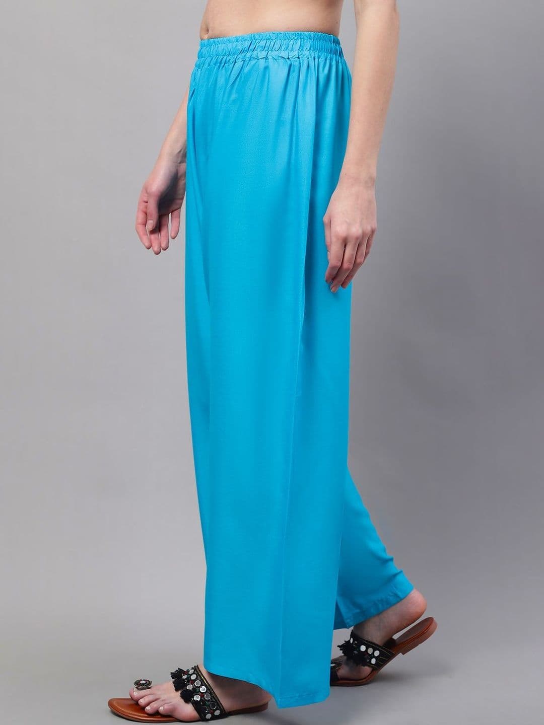 KALINI Women 2 Flared Ethnic Palazzos - view 1