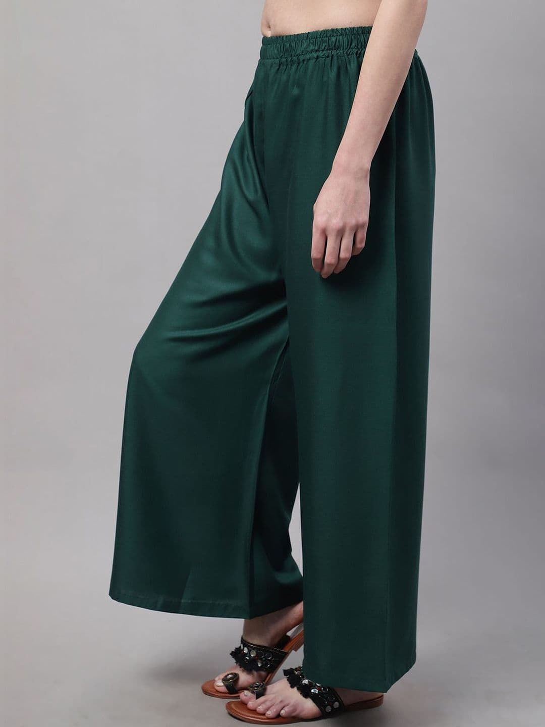 KALINI Women 2 Flared Ethnic Palazzos - view 1