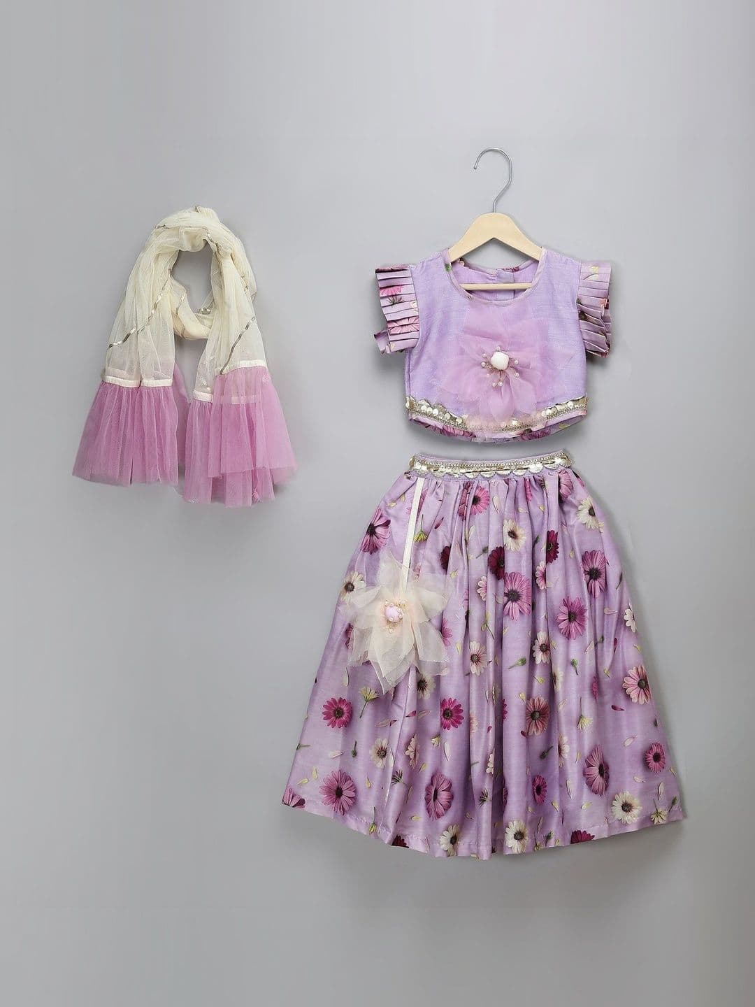 The Little Tales Girls Ready to Wear Lehenga & Blouse With Dupatta - view 1