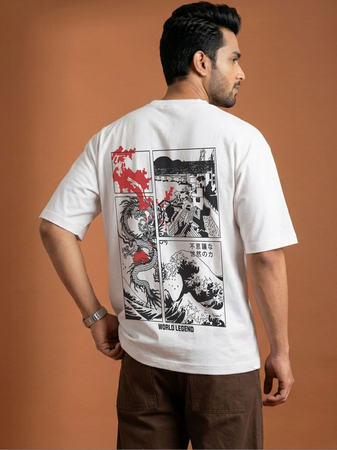 Manlino Men Printed Pure Cotton T-shirt - view 1
