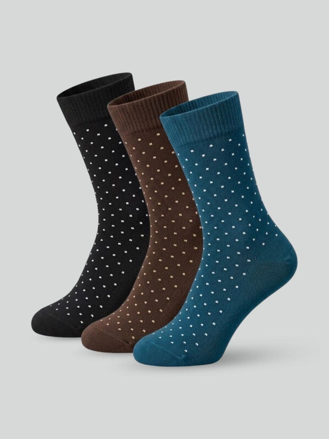 Sockscarving Men Pack of 3 Patterned Calf Length Socks - view 1