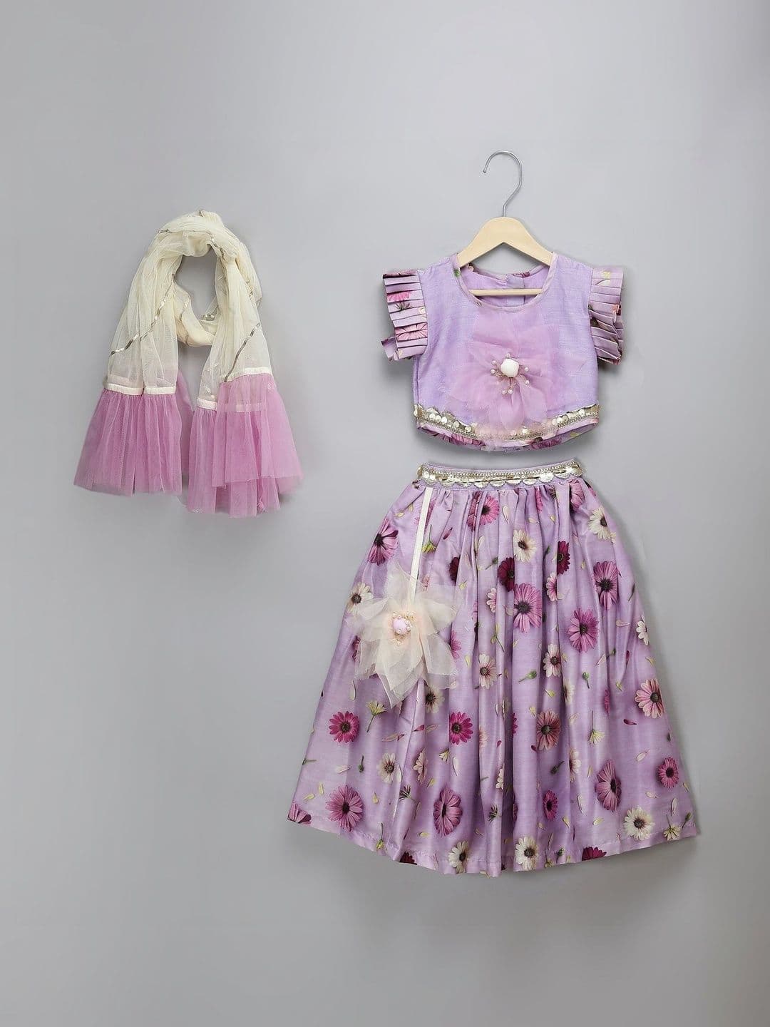The Little Tales Girls Ready to Wear Lehenga & Blouse With Dupatta - view 1
