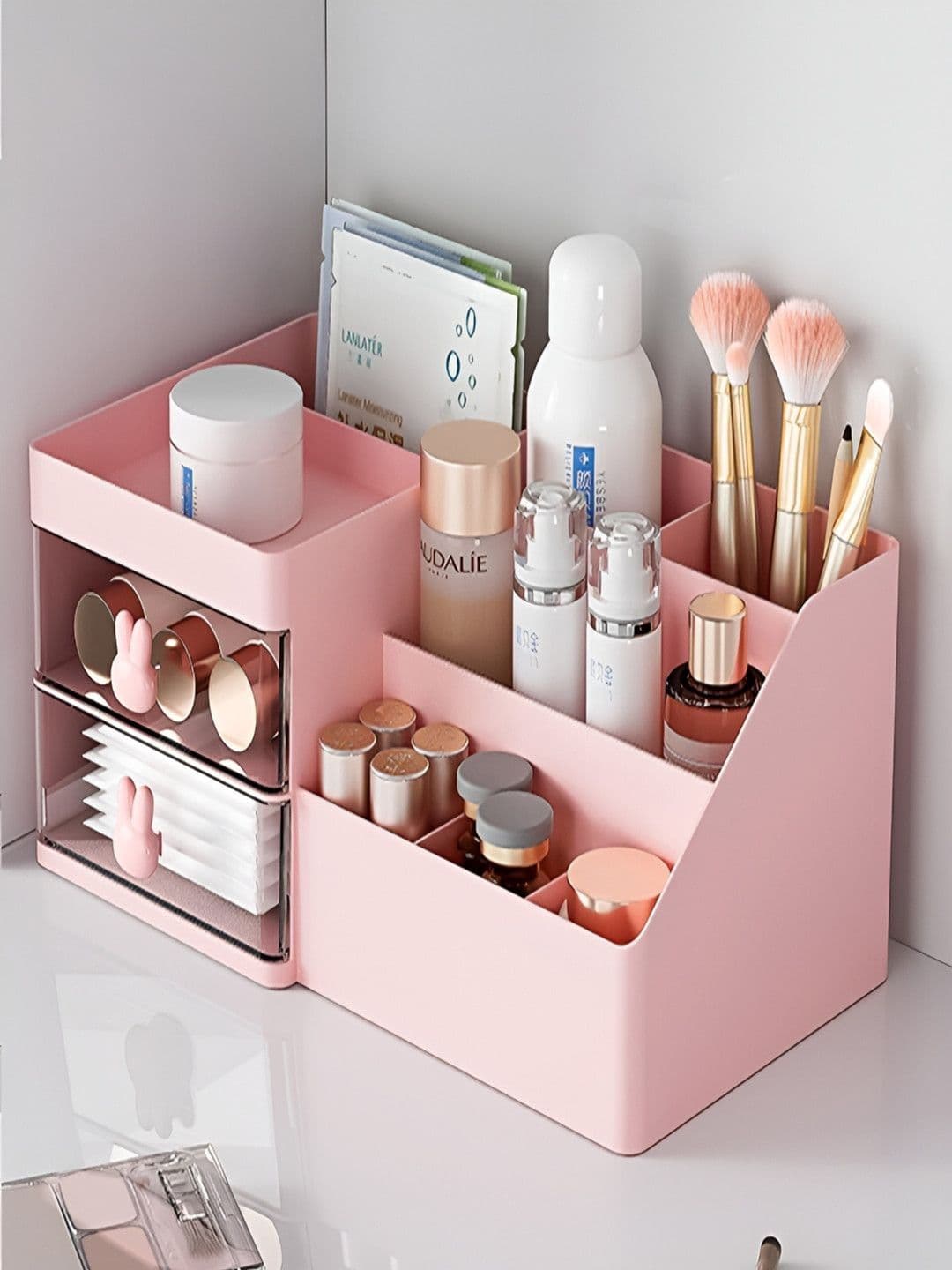 Galley way Pink Set of 1 Water Resistant Makeup Organiser Organisers - view 1
