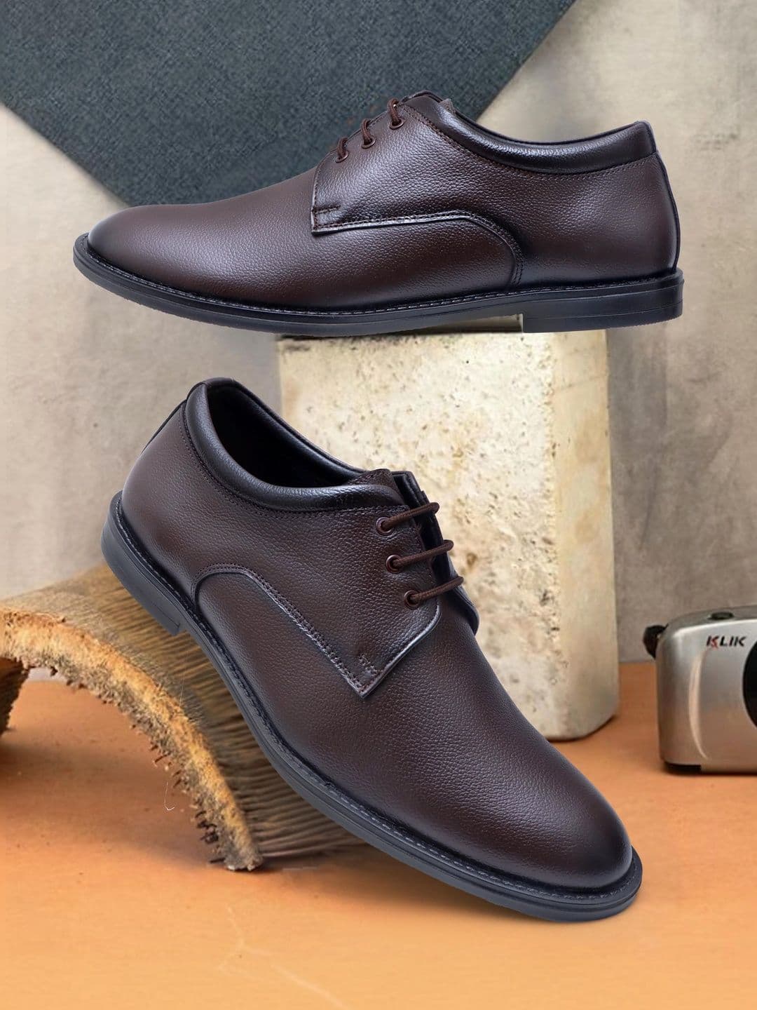 INVICTUS Men Leather Formal Derbys - view 1