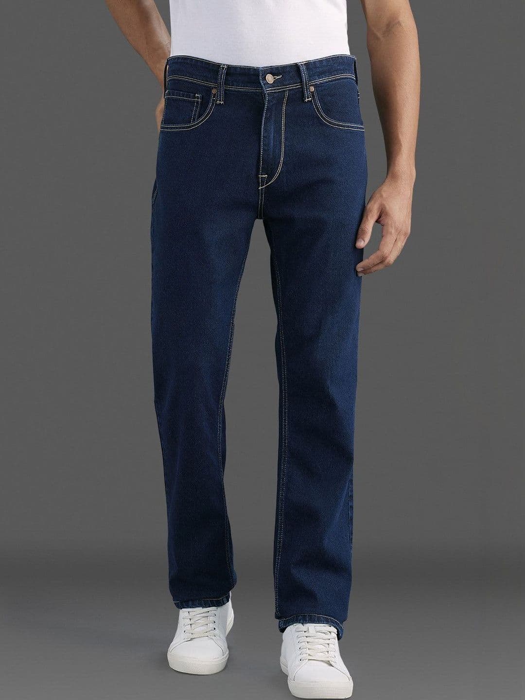 Pepe Jeans Men Holborne Straight Fit Mid-Rise Light Fade Stretchable Jeans