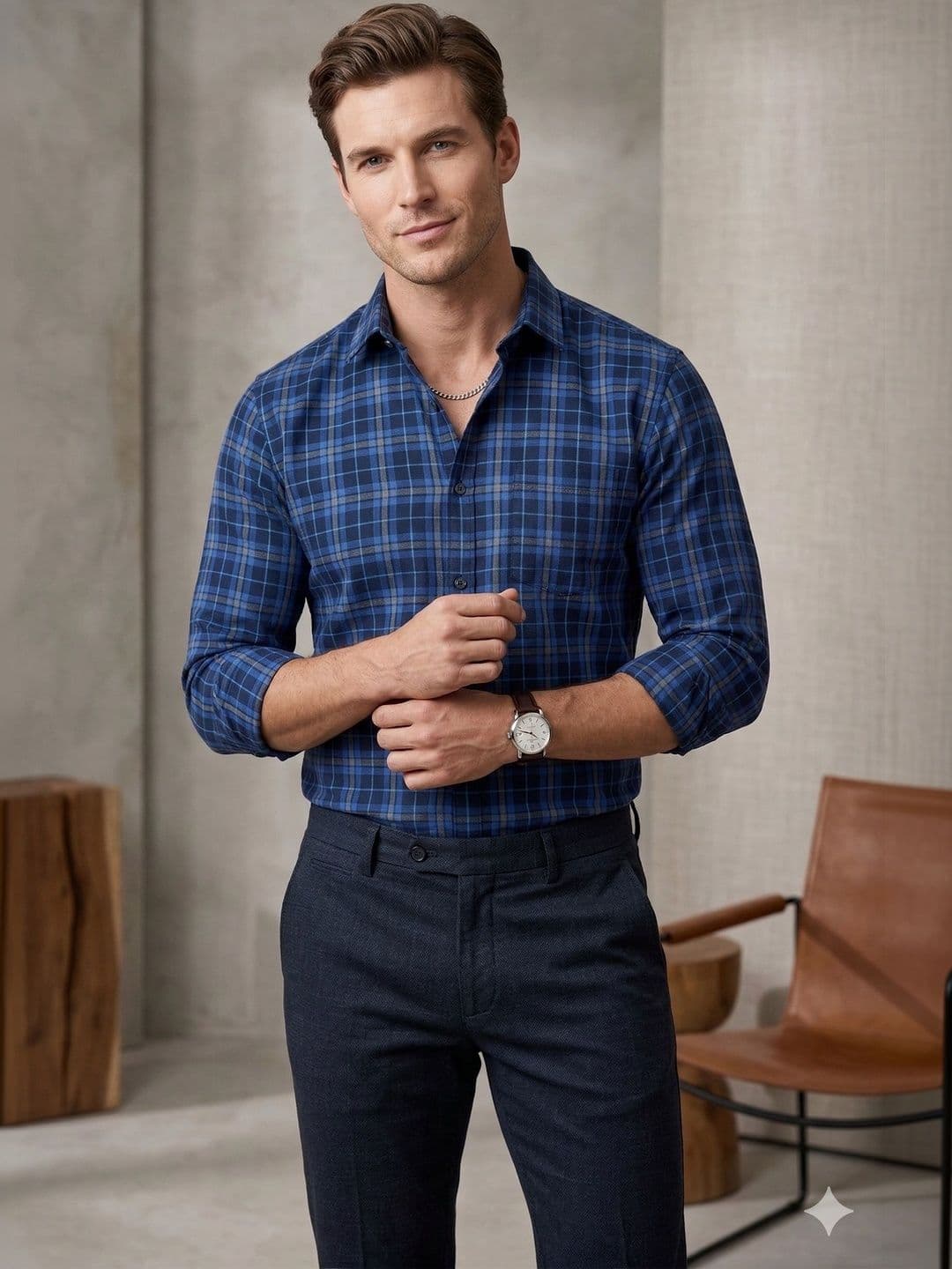 blazstar Men Checked Casual Shirt - view 1