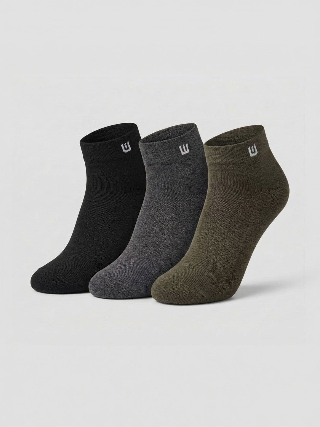 SZN Unisex Pack of 3 Cotton Assorted Ankle Length Socks - view 1