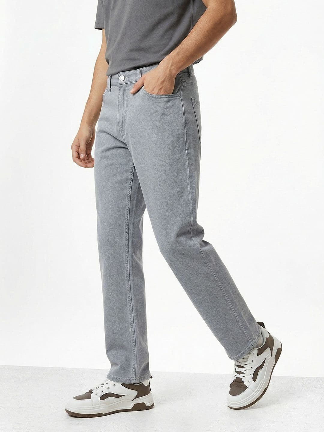 Aeropostale Men Straight Fit Mid-Rise Jeans