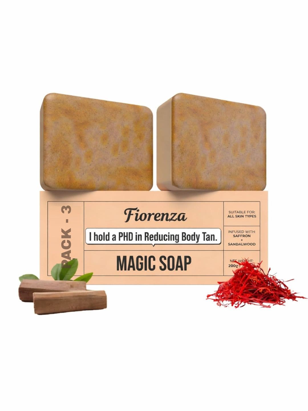Fiorenza Set Of 2 Tan Removal Magic Soap - view 1