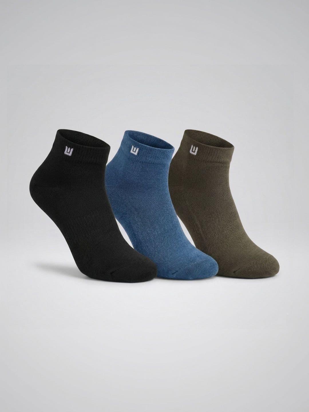 SZN Unisex Pack of 3 Cotton Assorted Ankle Length Socks - view 1