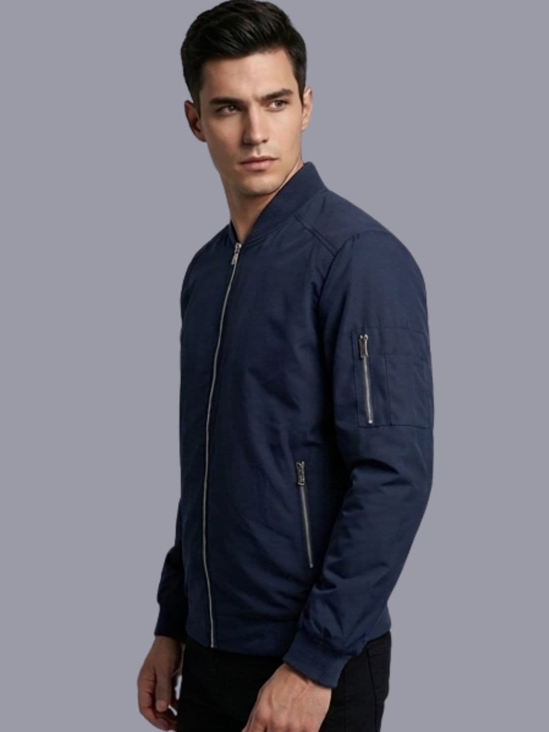 MIA FASHION Men Lightweight Outdoor Bomber Jacket - view 1