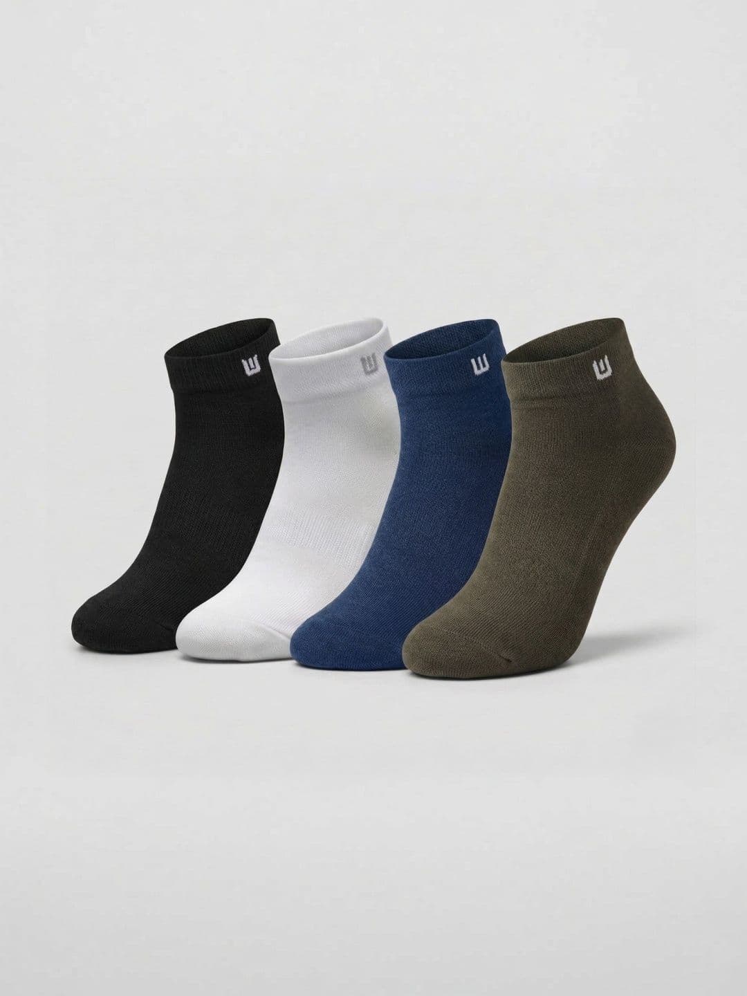 SZN Unisex Pack of 4 Cotton Assorted Ankle Length Socks - view 1