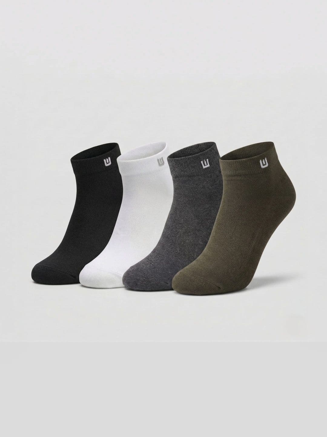 SZN Unisex Pack of 4 Cotton Assorted Ankle Length Socks - view 1
