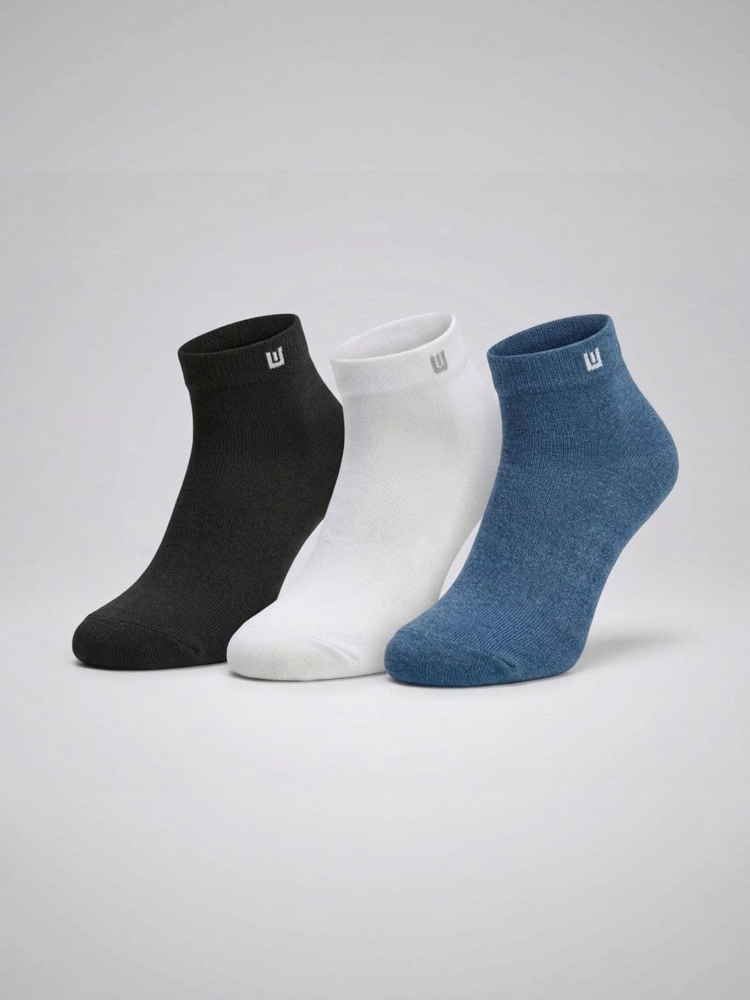 Moda Rapido Men Pack of 3 Cotton Assorted Ankle Length Socks - view 1