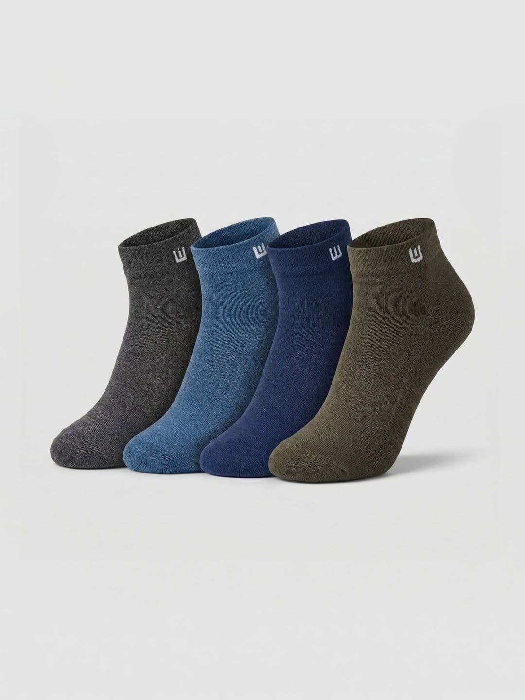 SZN Unisex Pack of 4 Cotton Assorted Ankle Length Socks - view 1
