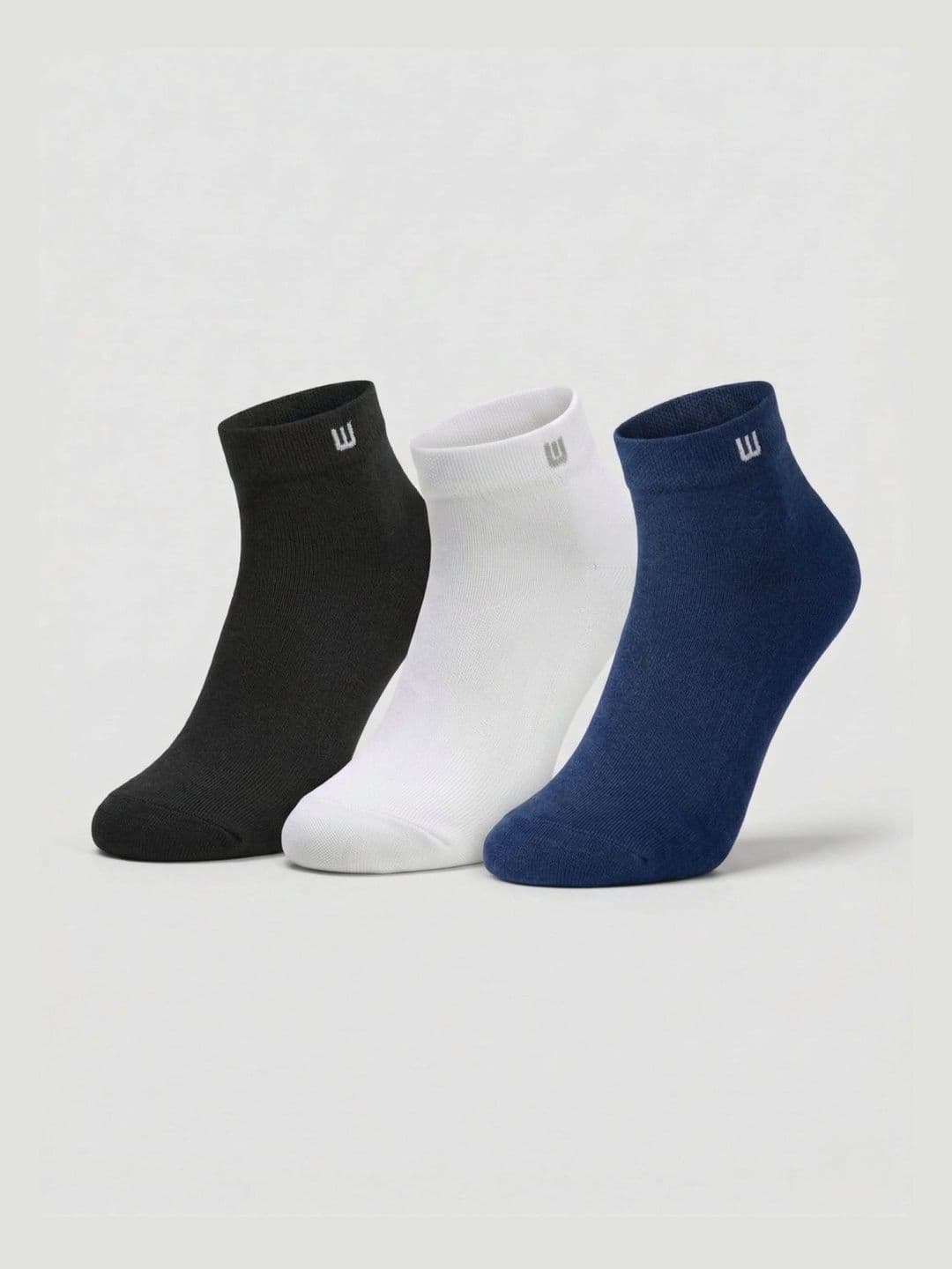 Moda Rapido Men Pack of 3 Cotton Assorted Ankle Length Socks - view 1