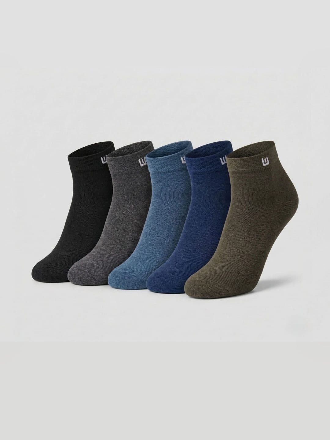 SZN Unisex Pack of 5 Cotton Assorted Ankle Length Socks - view 1
