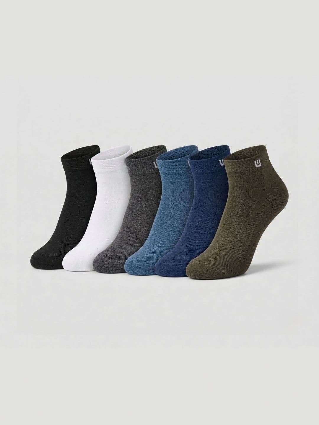 Moda Rapido Men Pack of 6 Cotton Assorted Ankle Length Socks - view 1