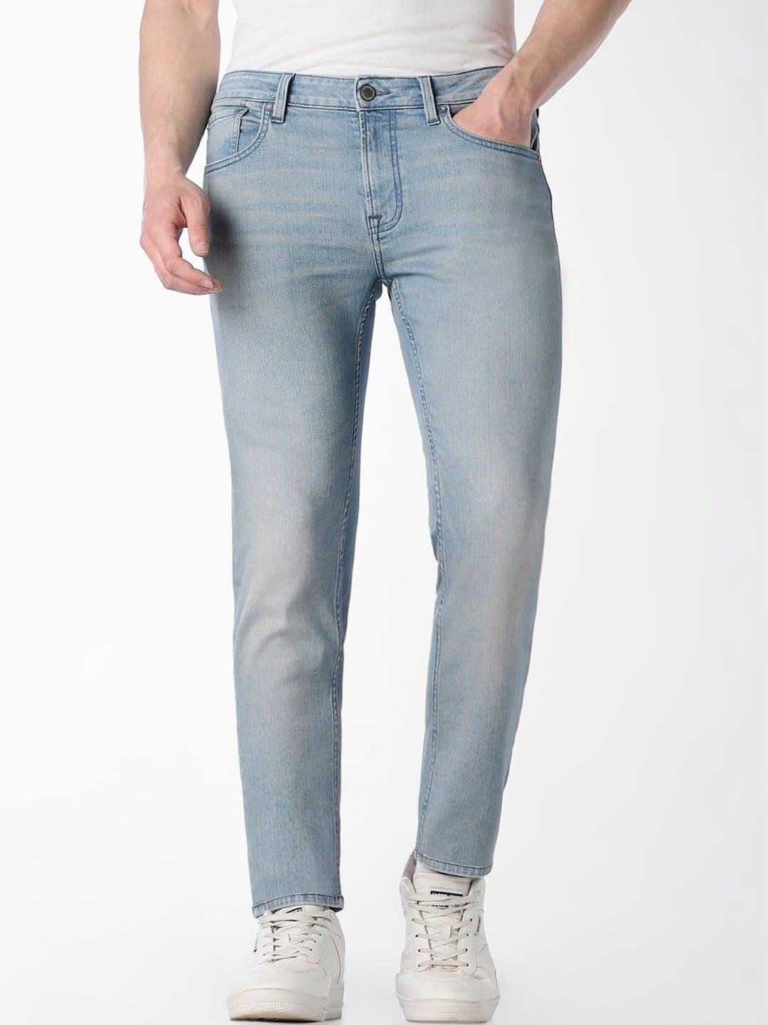 Jack & Jones Men Skinny Fit Low-Rise Light Fade Stretchable Jeans - view 1
